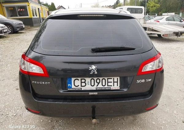 Peugeot 508 cena 23300 przebieg: 320000, rok produkcji 2011 z Baborów małe 46